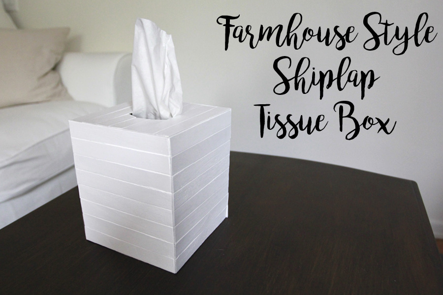 farmhouse tissue box cover