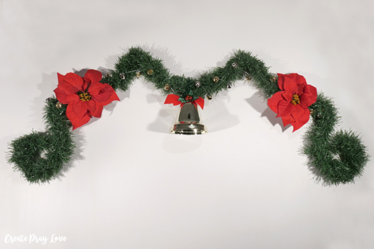 DIY Dollar Tree Christmas Garland Create Pray Love